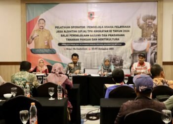 Majukan Sektor Pertanian, BPSPTPH Kalsel Gelar Pelatihan Operator Pengelolaan UPJA