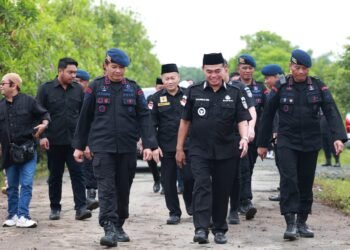 Peletakan Batu Pertama Mako Batalyon B Pelopor di Tanah Bumbu