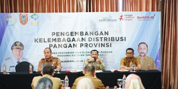 Dinas Pertanian dan Ketahanan Pangan Kalsel Adakan Pertemuan Pengembangan Kelembagaan Distribusi Pangan