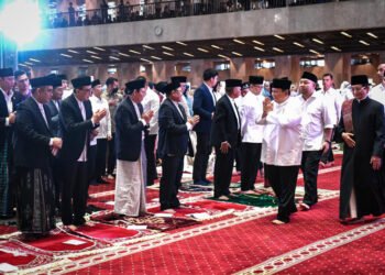 Presiden Prabowo Tunaikan Salat Idulfitri 1446 Hijriah di Masjid Istiqlal