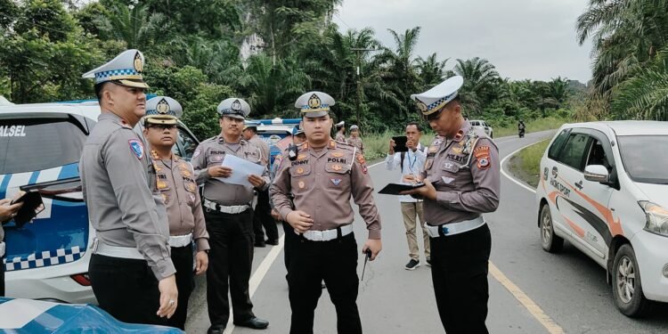 Dirlantas Polda Kalsel Pantau Jalur Mudik Lebaran 2025 di Kotabaru, Identifikasi 8 Titik Rawan Kecelakaan