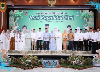 Begini Momentum Hangat Silaturahmi Bang Arul dan Pemkab Tanbu di Open House Idul Fitri Gubernur Kalsel