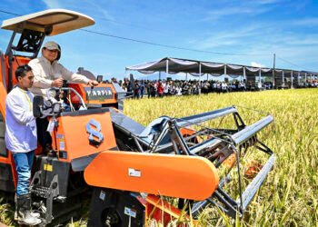 Panen Raya Serentak di 14 Provinsi, Presiden Prabowo Tegaskan Komitmen Wujudkan Kedaulatan Pangan