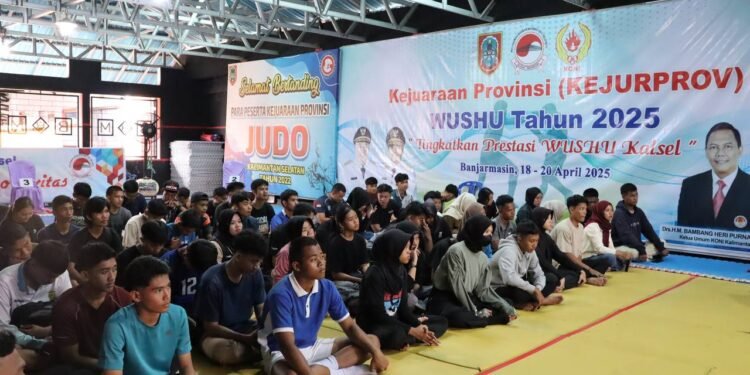 135 Atlet Wushu Kalsel Siap Tunjukkan Kemampuan di KEJURPROV 2025