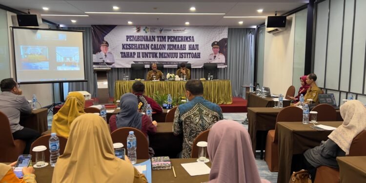 Menuju Haji Sehat, Pemprov Kalsel Gelar Pertemuan Pembinaan Kesehatan Jemaah
