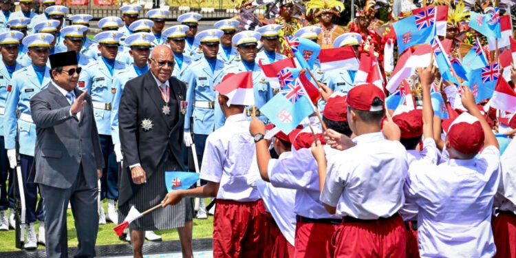Presiden Prabowo Sambut Kunjungan Resmi PM Rabuka di Istana Merdeka