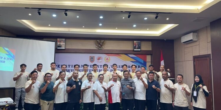 19 Peserta Ikuti Pelatihan Pelatih, Wasit, dan Juri Wushu Tingkat Daerah Tahun 2025