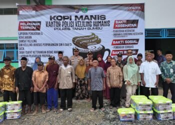 Polres Tanah Bumbu Gelar “Kopi Manis” untuk Layani Warga Desa Batu Meranti