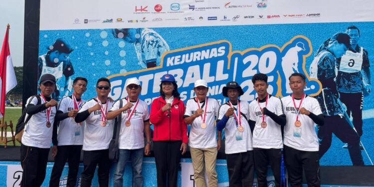 Masuk 10 Besar Nasional, Kontingen Gateball Kalsel Raih Dua Medali di Kejuaraan Nasional Gateball 2025