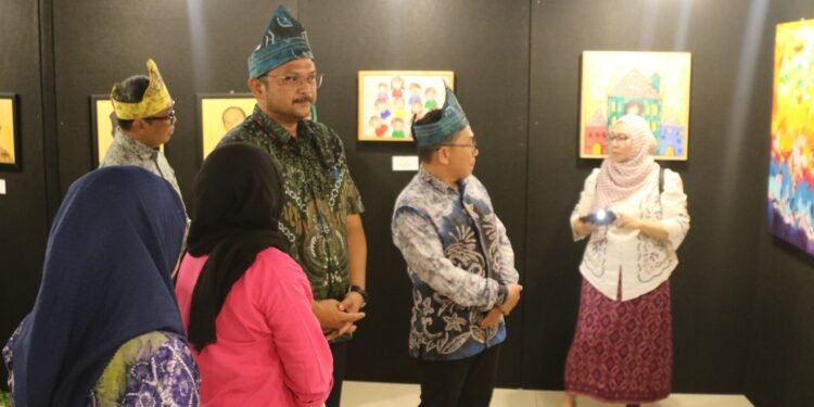 Disdikbud Dukung Pelukis Asal Banua Terus Berkarya dan Berekspresi Melalui Pameran Perupa Kalsel