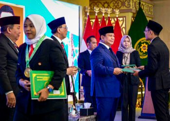 Presiden Prabowo Hadiri Pengukuhan 1.451 Hakim Mahkamah Agung