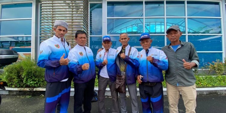 Ratusan Pegiat Olahraga Kalsel Fornas VIII Tiba Di Lombok