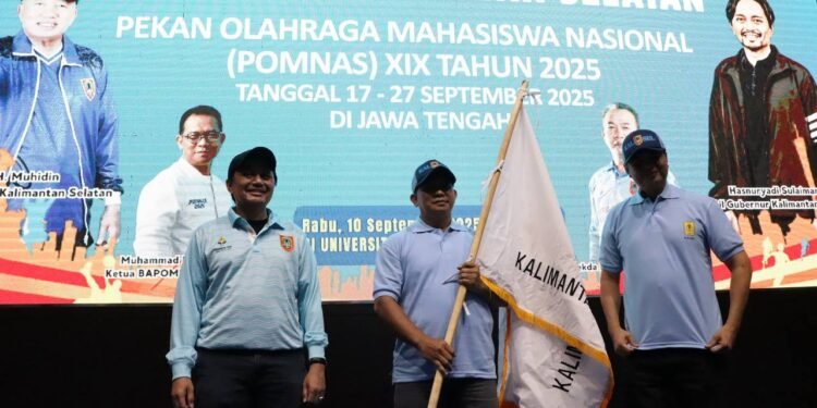 Wagub Kalsel Lepas Kontingen Kalsel ke POMNAS XIX Jawa Tengah, Target Masuk 10 Besar
