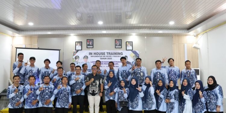 Tingkatkan Kompetensi dan Kepercayaan Publik, Lab Bahan Konstruksi Dinas PUPR Kalsel Gelar In House Training SNI ISO/IEC 17025:2017