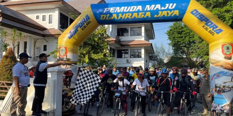 Ratusan Peserta Meriahkan Gowes Haornas 2025 di Kalsel