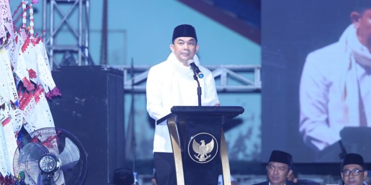 Aksi Sinergitas Merah Putih, Bupati Andi Rudi Latif Sampaikan Pesan Persatuan pada Peringatan Maulid Nabi Muhammad SAW