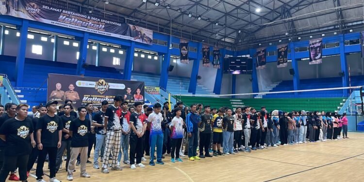 Open Turnamen Voli Ummat Cup Resmi Digelar, Ajang Pemanasan Porprov Kalsel 2025