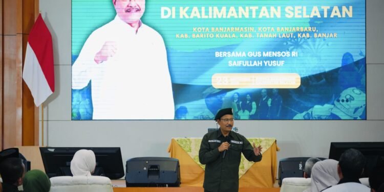 Dialog Pilar-Pilar Sosial se-Kalsel, Mensos RI : Samakan Persepsi DTSEN, Sekolah Rakyat dan Bansos Tepat Sasaran