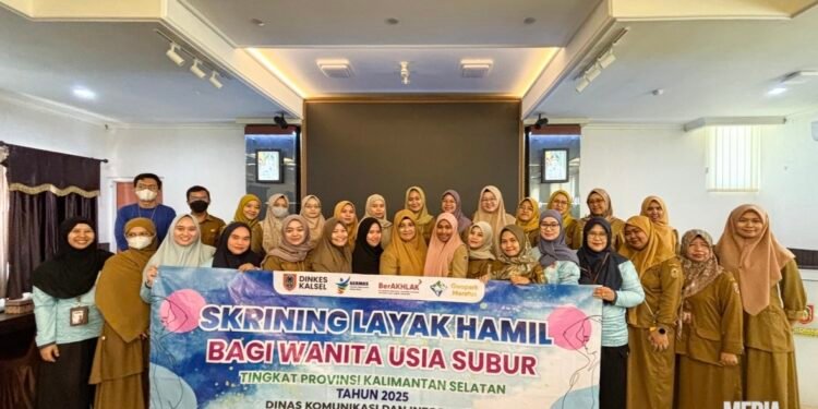 Diskominfo Kalsel Gelar Pemeriksaan Kesehatan Skrinning Layak Hamil