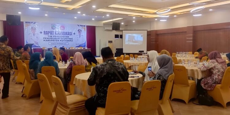 Pemkab Kotabaru Gelar Rakor TPPS, Fokus pada Strategi Percepatan Penurunan Stunting