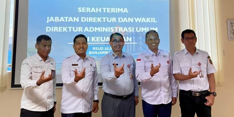 Sertijab Direktur RSUD Ulin, Momentum Perkuat Sinergi dan Profesionalisme Pelayanan