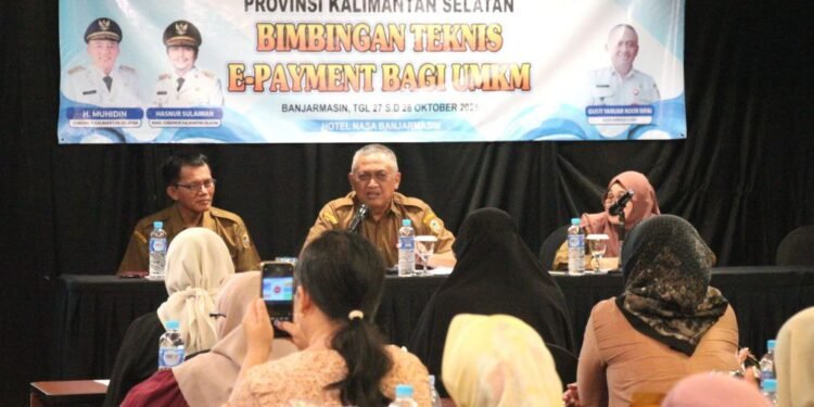 Dinas Koperasi dan UKM Kalsel Inginkan UMKM Kuasai Transaksi Digital Melalui Bimtek E-Payment