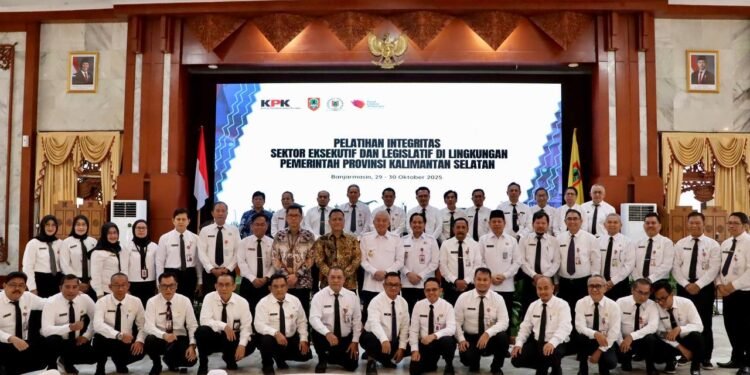 Wujudkan Pemerintahan Bersih dan Berintegritas, Pemprov Kalsel dan DPRD Ikuti Pelatihan Integritas dari KPK