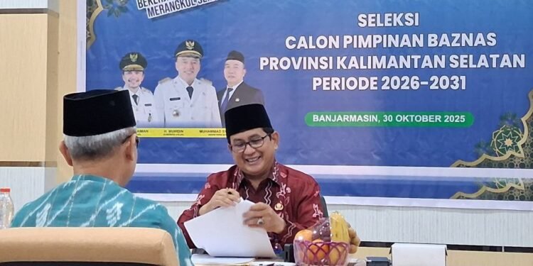 Seleksi Tahap Wawancara Calon Pimpinan Baznas Kalsel di Kanwil Kemenag