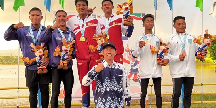 Cabor Dayung Kota Banjarmasin Sabet 23 Emas, Kunci Gelar Juara Umum Porprov XII Kalsel
