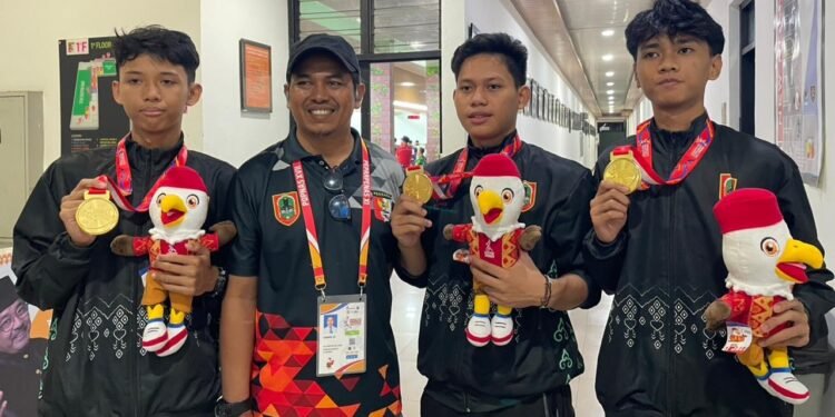 Cabor Menembak Persembahkan Medali Emas Pertama untuk Kalsel di POPNAS XVII