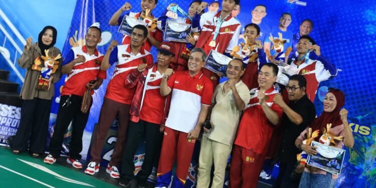 Bulutangkis Banjarmasin Sumbang Lima Medali di Porprov XII Kalsel 2025