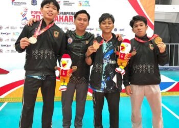 Ariansyah, Mahasiswa ULM Sukses Dampingi Atlet Kalsel Sabet Medali di POPNAS XVII Jakarta