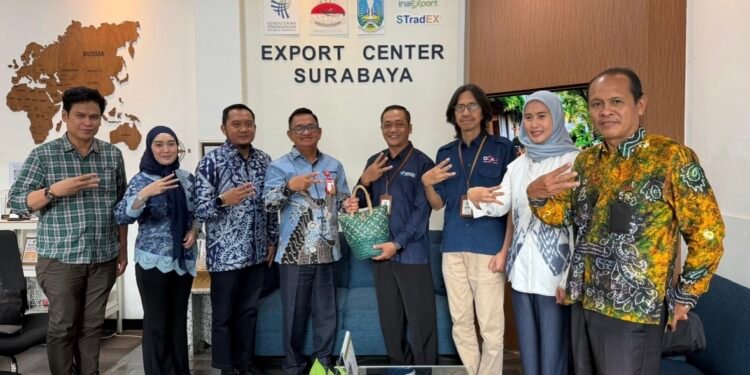 Perluas Peluang Ekspor Produk Unggulan Daerah, Disdag Kalsel Kunker Ke Export Center Surabaya