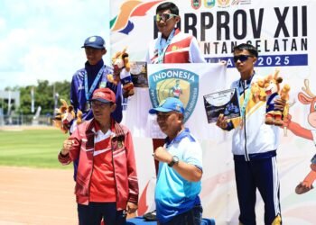 Atletik Banjarmasin Pertahankan Tradisi Medali, Kantongi 16 Medali pada Porprov XII Kalsel 2025
