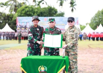 TMMD ke-126 Resmi Ditutup, Sinergi TNI dan Pemkab Tanah Bumbu Perkuat Pembangunan Desa