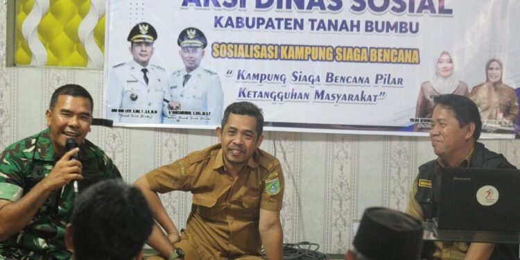 Sosialisasi Kampung Siaga Bencana di Tungkaran Pangeran
