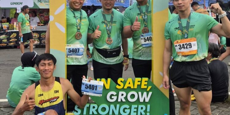 Dispora Kalsel Running Club Ramaikan Arutmin Borneo Run 2025, Turunkan Pelari di Semua Kategori