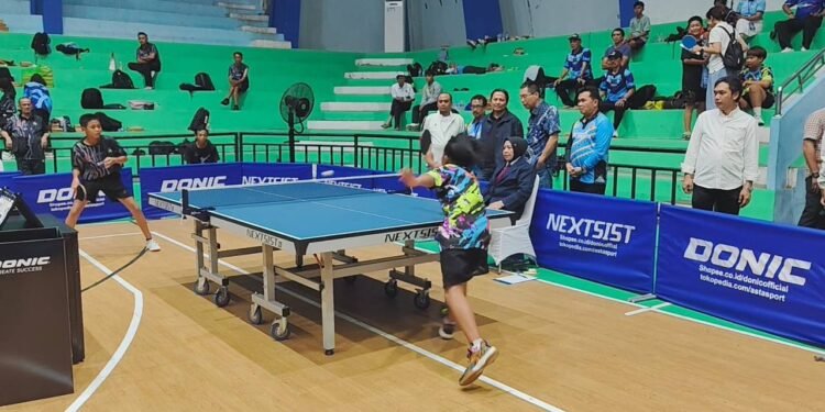 Wagub Kalsel Saksikan Langsung Keseruan Kejurnas Tenis Meja 2025 di Banjarmasin