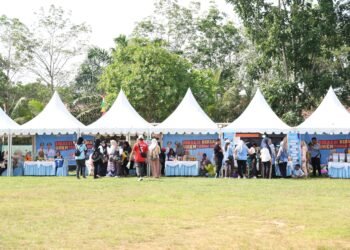 Layanan Publik Terpadu dan UMKM Meriahkan Aksi Sinergitas Merah Putih di Kuranji Tanah Bumbu