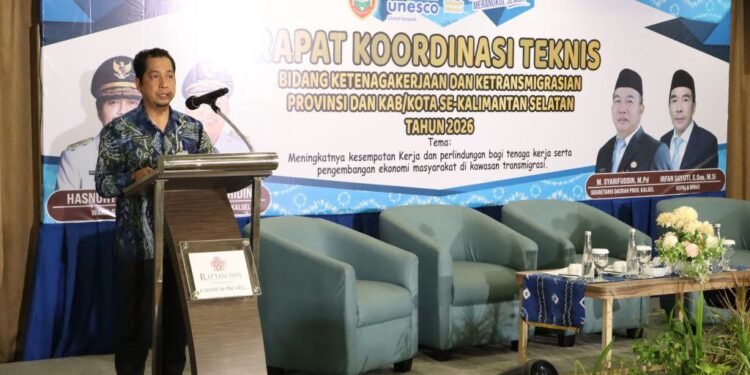 Rakornis Ketenagakerjaan dan Ketransmigrasian 2026, Dorong Sinergi Perluasan Kesempatan Kerja di Kalsel