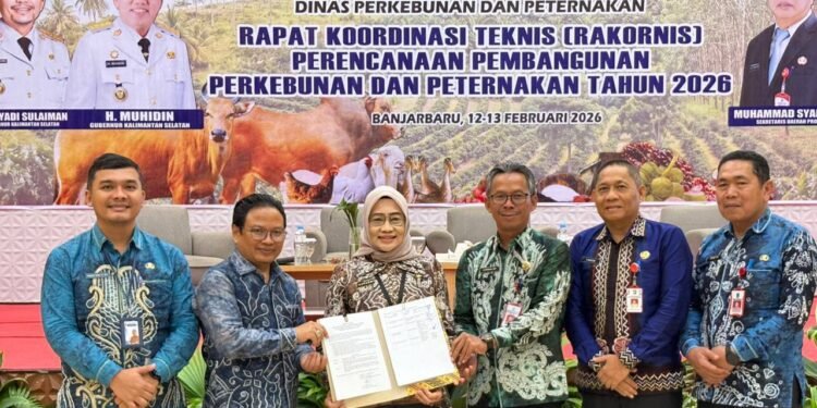 Disbunnak Kalsel Gelar Rakortek Perencanaan Pembangunan Perkebunan dan Peternakan Tahun 2025