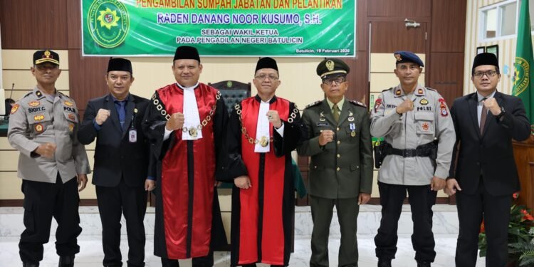Pelantikan Wakil Ketua Pengadilan Negeri Batulicin