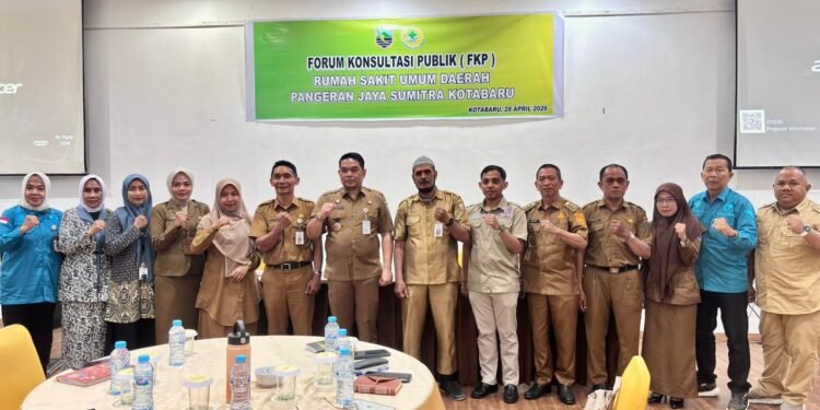 RSUD Pangeran Jaya Sumitra Kotabaru Gelar Forum Konsultasi Publik, Dorong Peningkatan Mutu Layanan Kesehatan