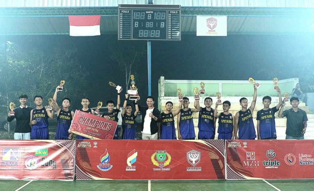 Final Tanbu Youth Basketball 2026 SMP Putra di Lapangan Semi Indoor Batulicin