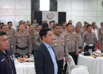 Polres Kotabaru Bersama ASABRI dan BSI Sosialisasi Tentang Pensiun dan Investasi Bagi Anggota