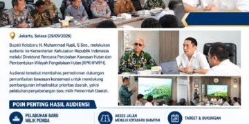 Bupati Kotabaru Audiensi Ke Kemenhut, Minta Dukungan Kawasan Konservasi Untuk Akses Pelabuhan Baru