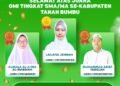 Siswa MA Nurul Hidayah Raih Juara OMI Tanah Bumbu, Tiga Pelajar Melaju ke Tingkat Provinsi