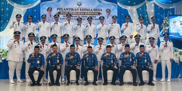 Bupati Kotabaru Lantik 41 Kepala Desa, Tekankan Pentingnya Merangkul Seluruh Elemen Masyarakat