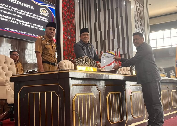 Dua Raperda Strategis Kotabaru Disetujui, Fokus pada Kesehatan dan Tata Kelola BUMD