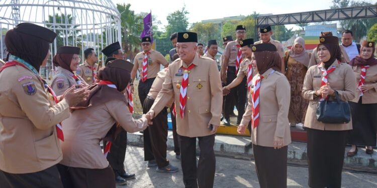 Siring Laut Kotabaru Jadi Lokasi Peringatan Hari Pramuka ke-65 Tingkat Kalsel